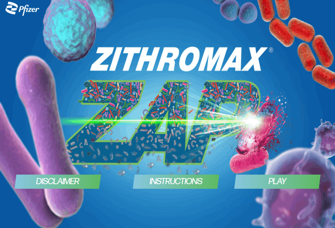 Educational pharma game interface